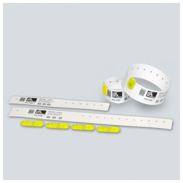 Clips de Fermeture Bracelets Jaune ZEBRA Quickclip x275 97032-YELLOW Clips de Fermeture Bracelets Jaune ZEBRA Quickclip x275 97032-YELLOW