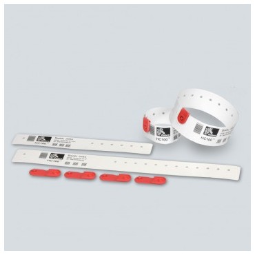 Clips de Fermeture Bracelets Rouge ZEBRA Quickclip x275 97032-RED Clips de Fermeture Bracelets Rouge ZEBRA Quickclip x275 97032-RED