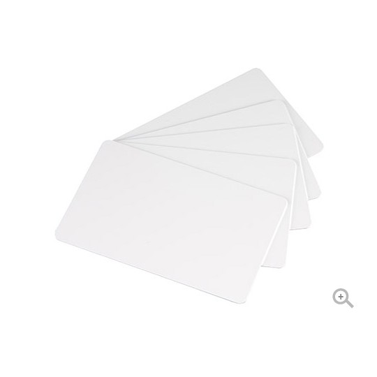 Carte premium PVC composite Blanc ZEBRA 86x54mm 104524-101