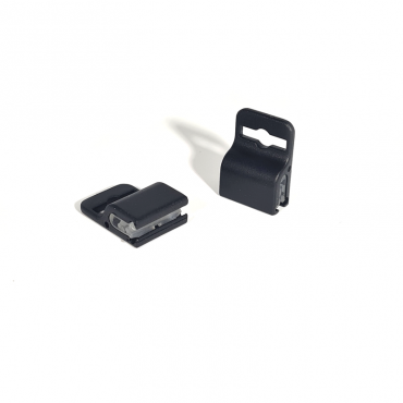 Attache Porte-badge rigide Grip Noir lot de 100 1455740