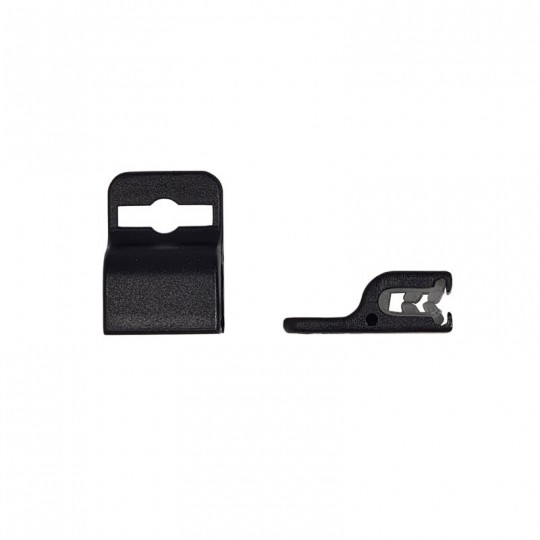 Attache Porte-badge rigide Grip Noir lot de 100 1455740