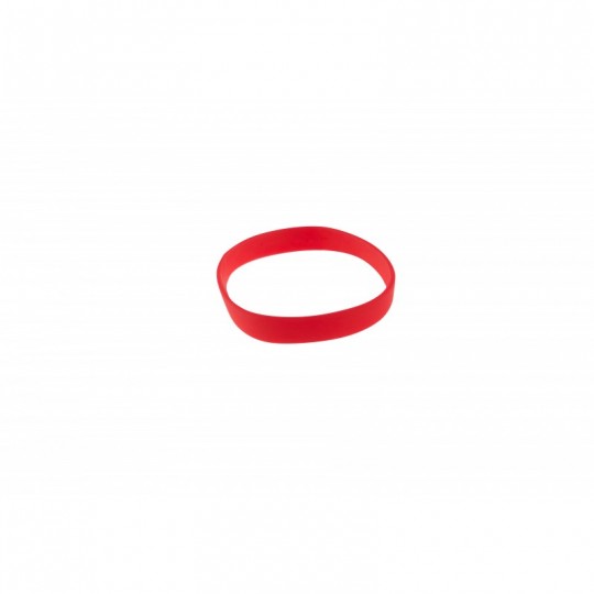 BRACELET SILICONE ADULTE COULEUR ROUGE