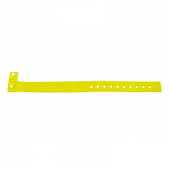 BRACELET JAUNE VINYLE TAILLE L x100 1474004