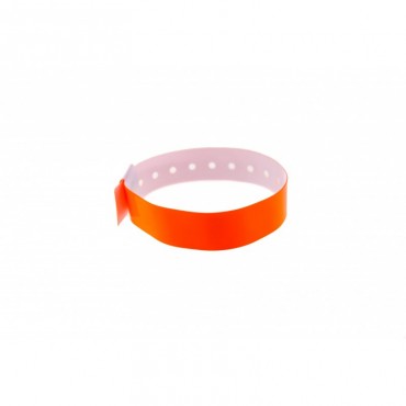 BRACELET ORANGE VINYLE TAILLE L x100 1474002 BRACELET ORANGE VINYLE TAILLE L x100 1474002