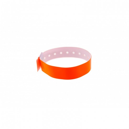 BRACELET ORANGE VINYLE TAILLE L x100 1474002